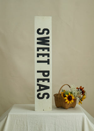 Large Sweet Peas Sign