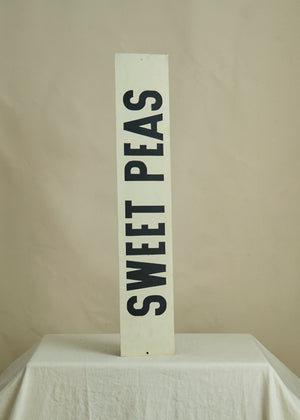 Large Sweet Peas Sign