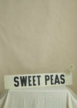 Large Sweet Peas Sign