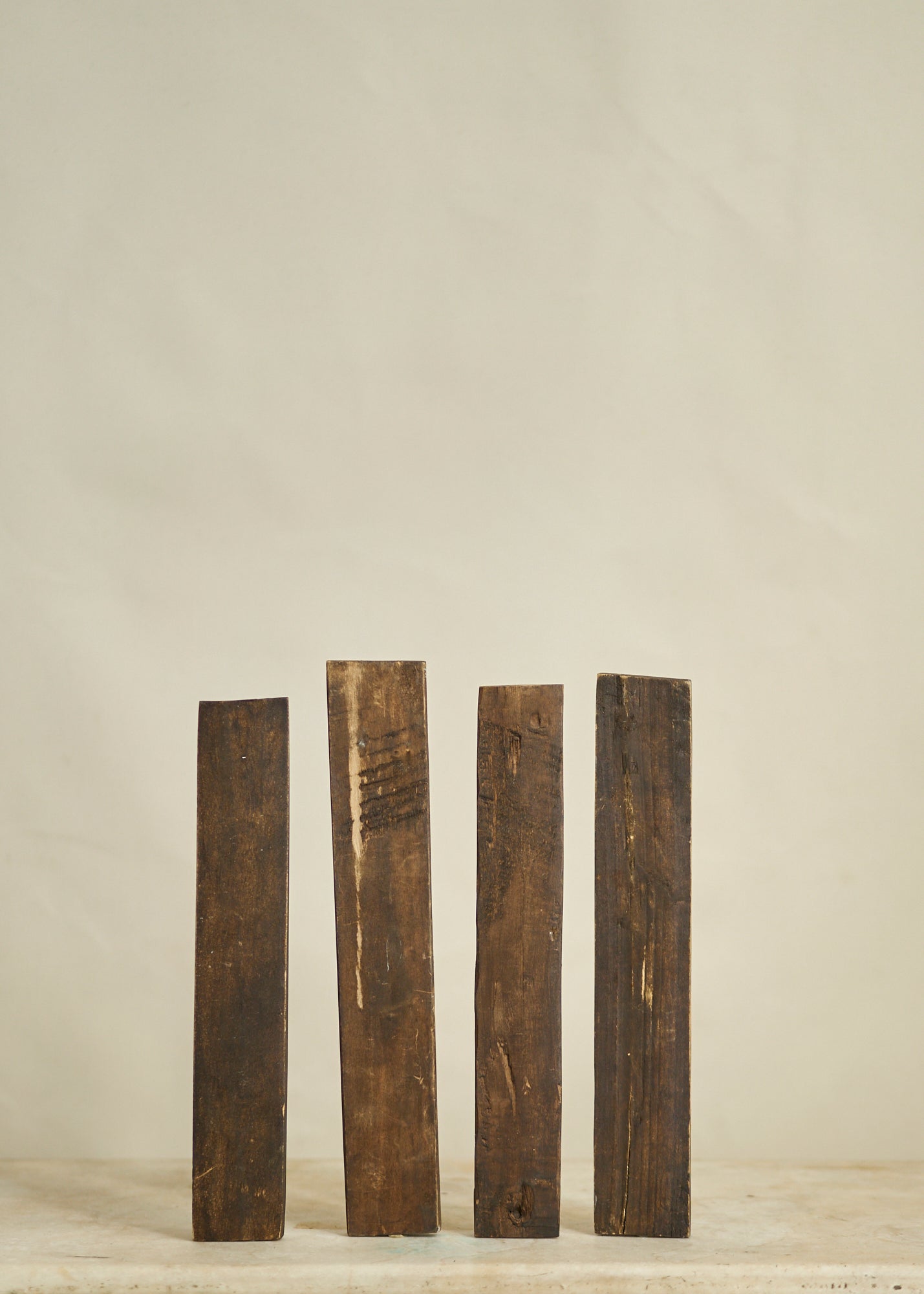 19th Century Wooden Butter Molds with Fish and Sun