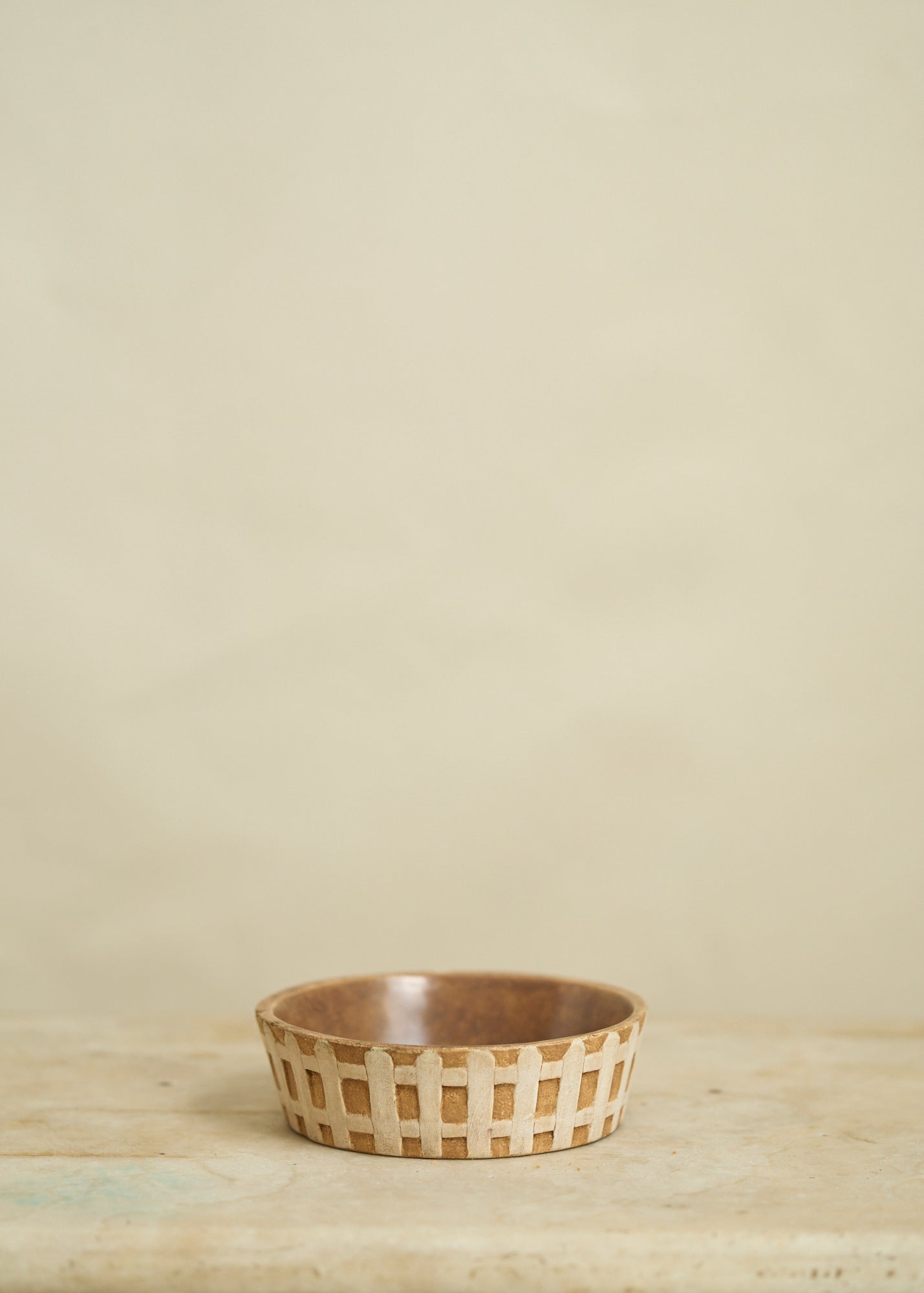 Handmade Ceramic Fence Bowl