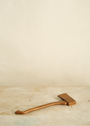 Folk Art Small Carved Wood Axe