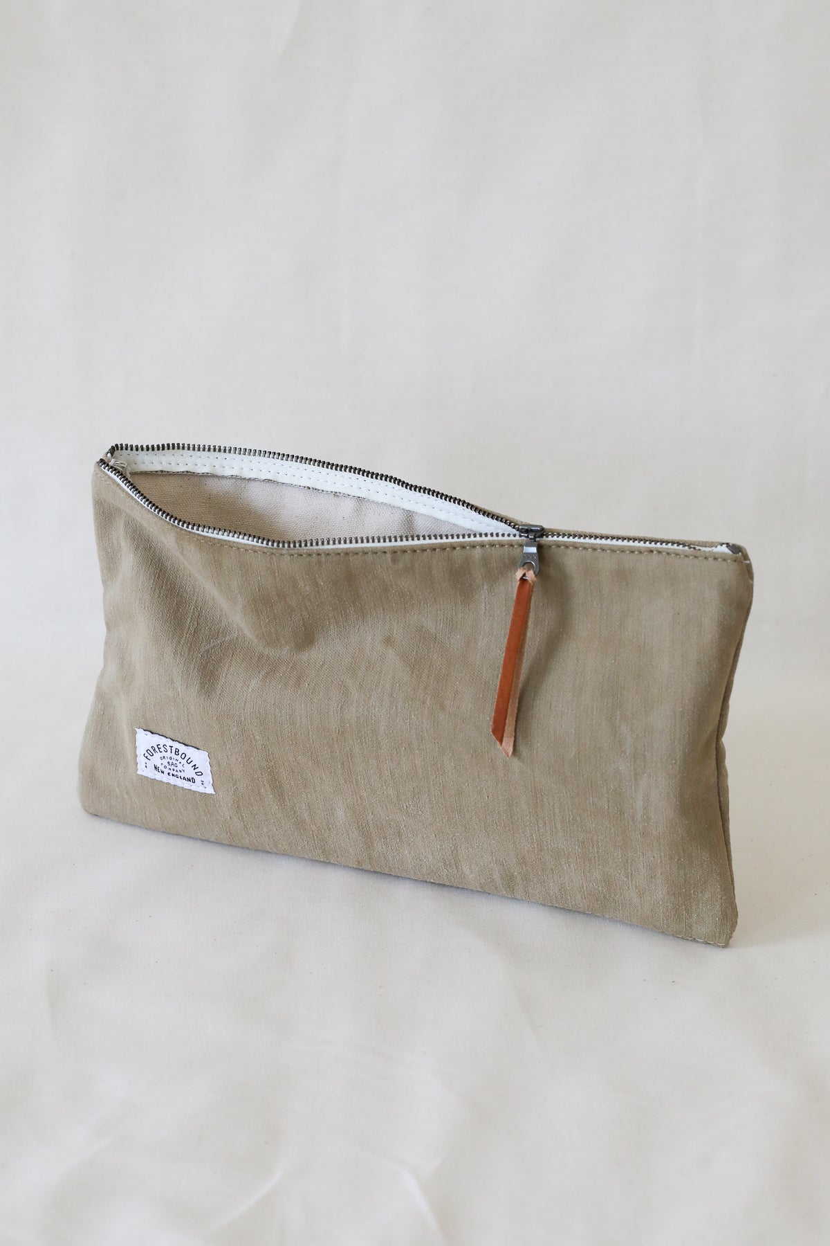 1940's era Salvaged Canvas Utility Pouch