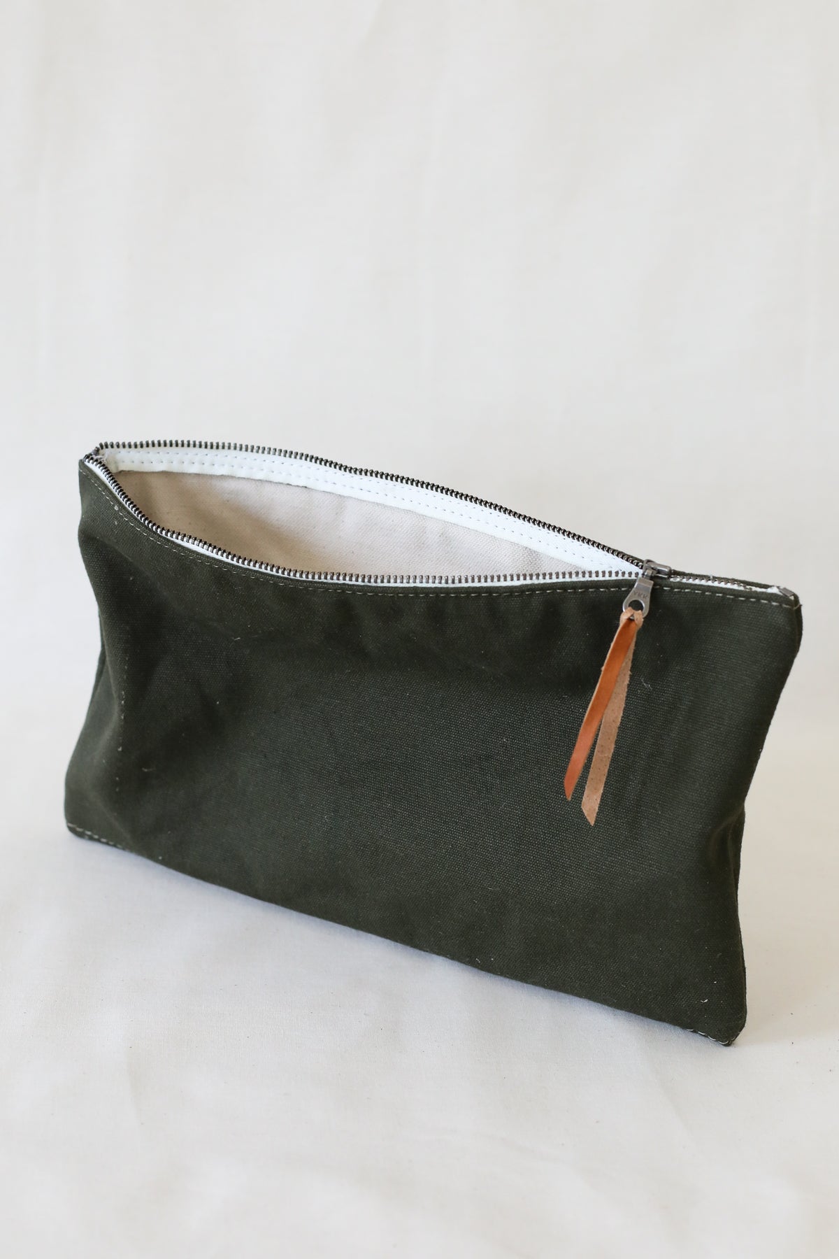 1940's era Salvaged Canvas Utility Pouch