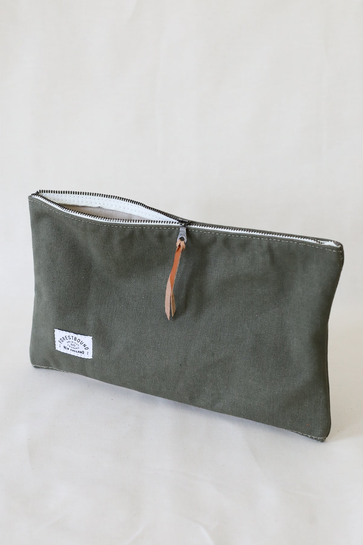 WWII era Salvaged Canvas Utility Pouch