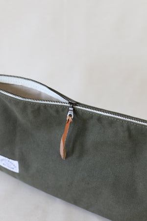 WWII era Salvaged Canvas Utility Pouch