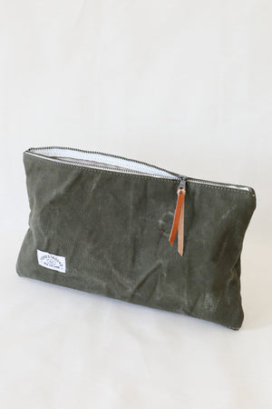 1940's era Salvaged Canvas Utility Pouch