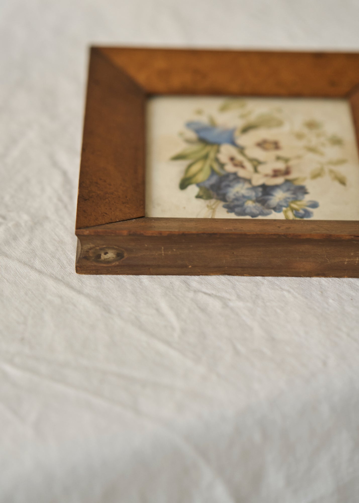 Antique Mixed Floral Painting