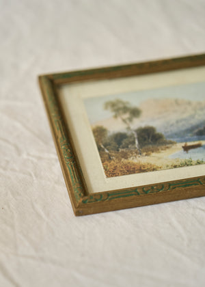 Antique Watercolor Loch Katrine Print