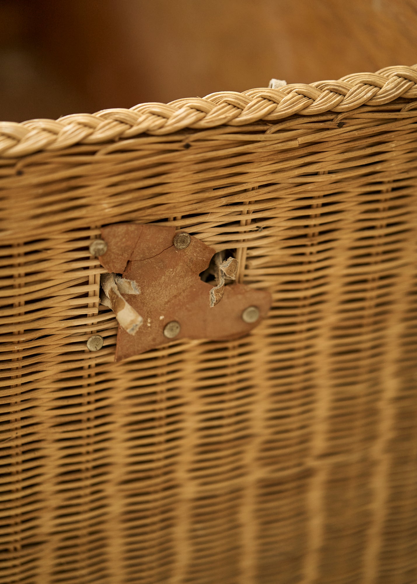 Vintage Wicker Chest