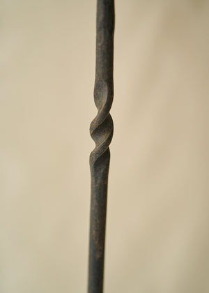 Antique Wrought Iron Candle Holder
