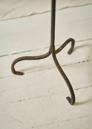 Antique Wrought Iron Candle Holder