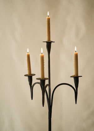 Antique Wrought Iron Candle Holder