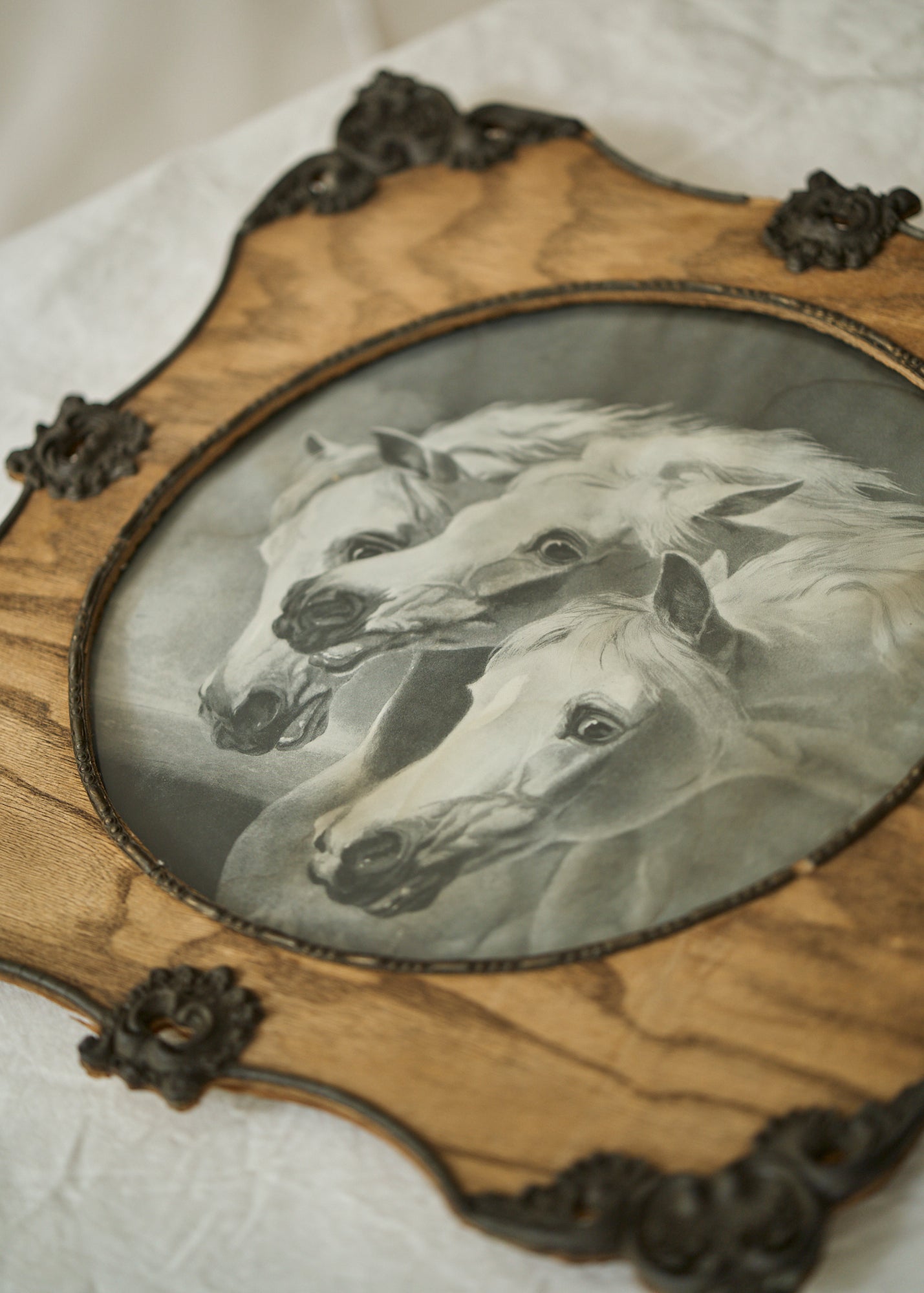 Antique Pharaoh's Horses Lithograph