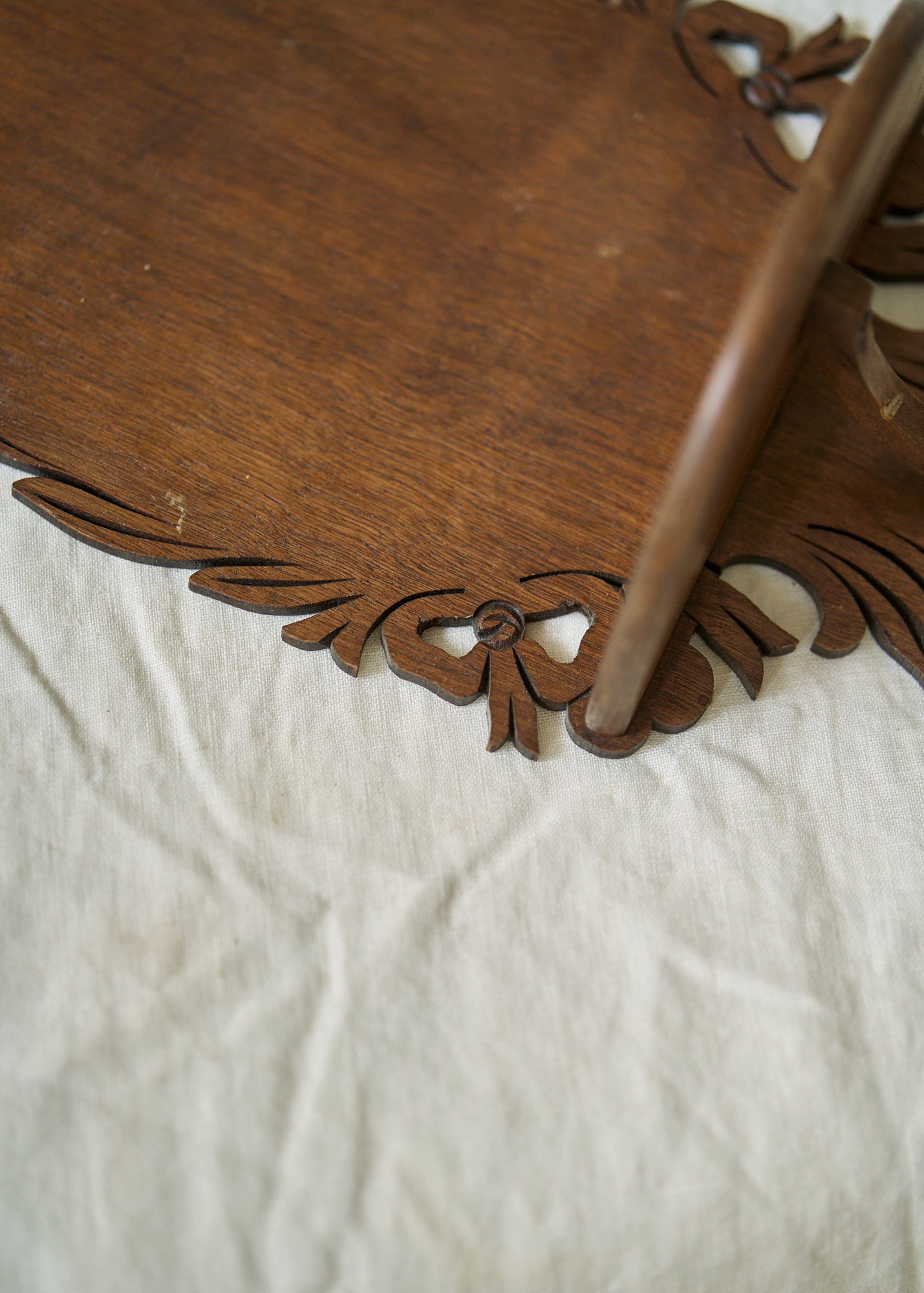 Vintage Carved Wood Wall Sconces