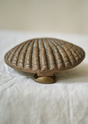 Antique Solid Brass Shell Door Knocker