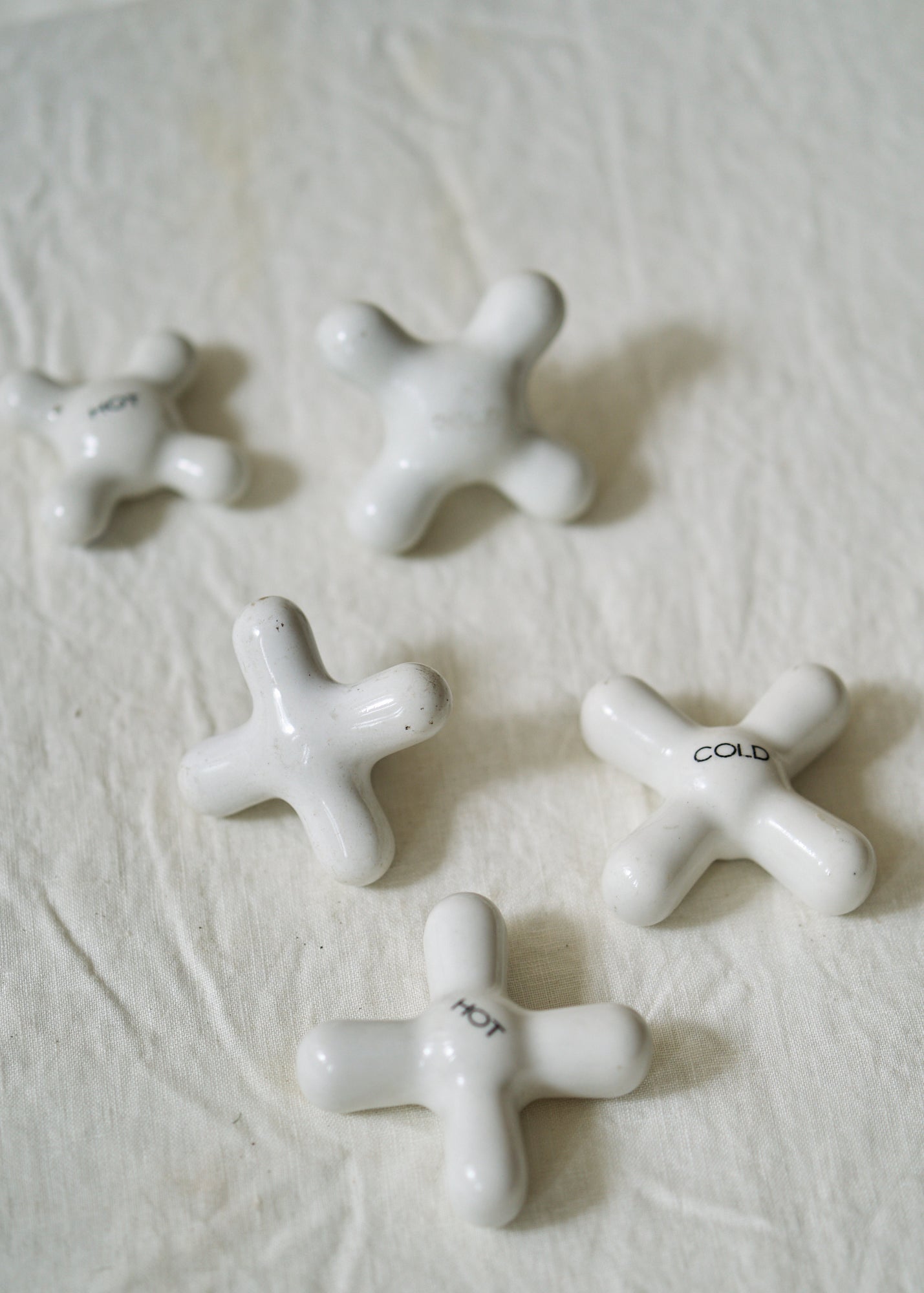 Antique Porcelain Faucet Handles