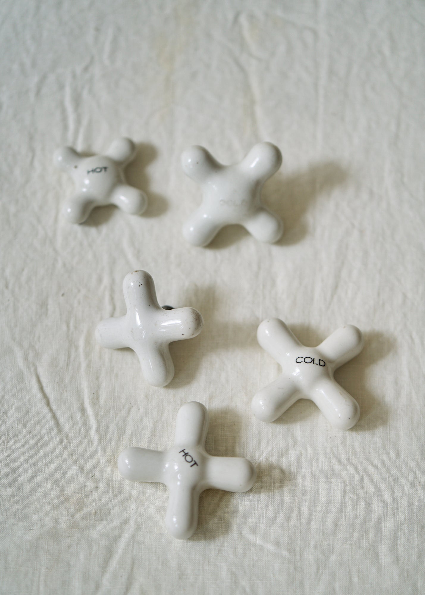 Antique Porcelain Faucet Handles