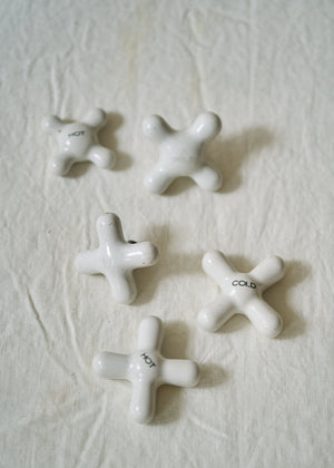 Antique Porcelain Faucet Handles