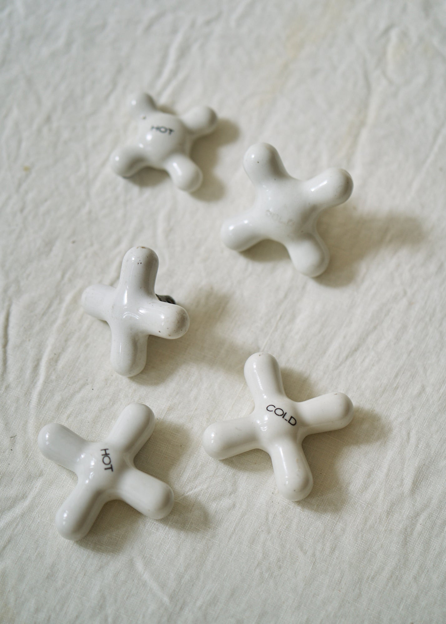 Antique Porcelain Faucet Handles