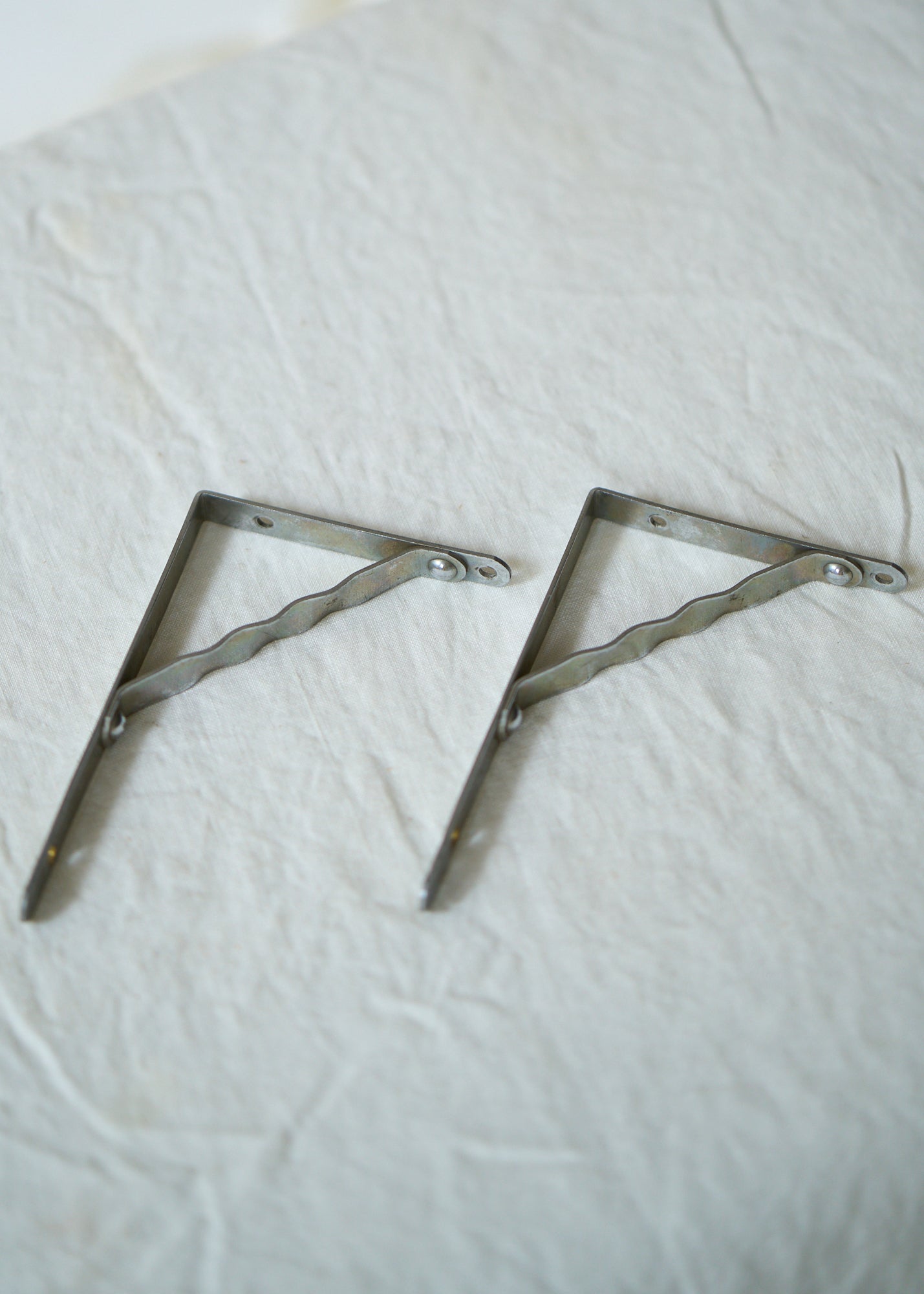 Vintage Metal Shelf Brackets