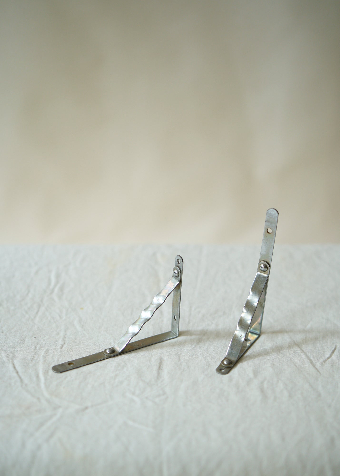 Vintage Metal Shelf Brackets