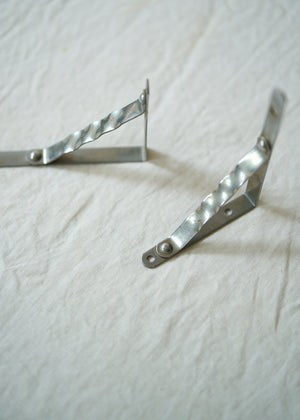 Vintage Metal Shelf Brackets
