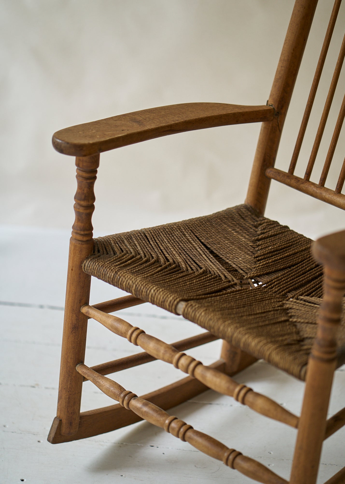Antique Spindle Back Rocking Chair