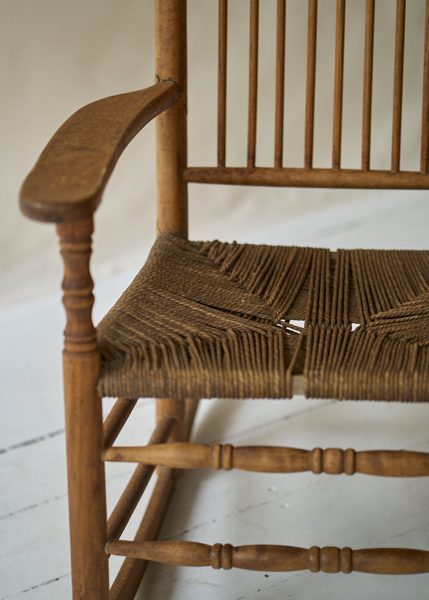 Antique Spindle Back Rocking Chair