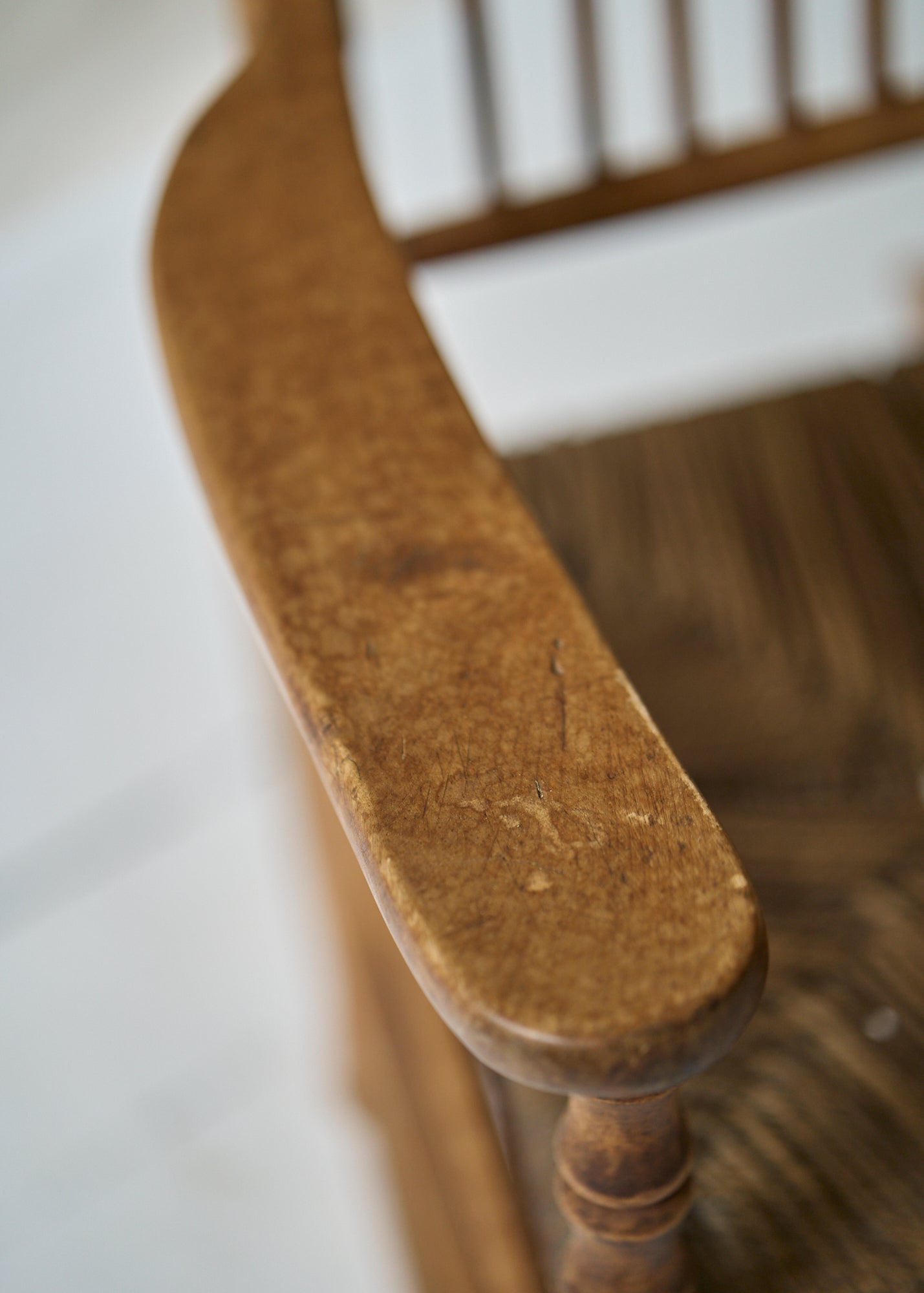 Antique Spindle Back Rocking Chair