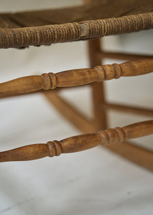 Antique Spindle Back Rocking Chair