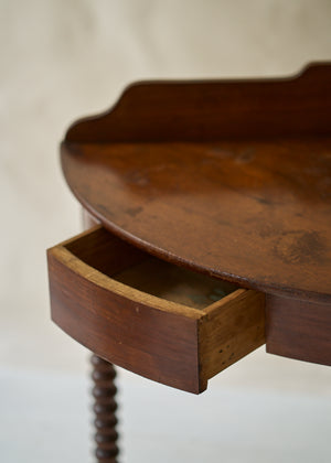 Antique Spindle Corner Table