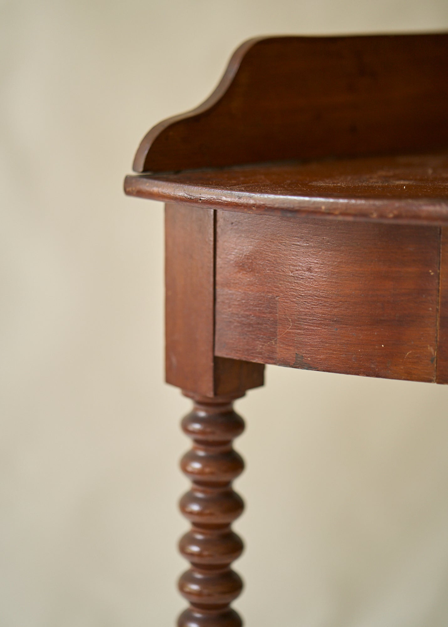 Antique Spindle Corner Table