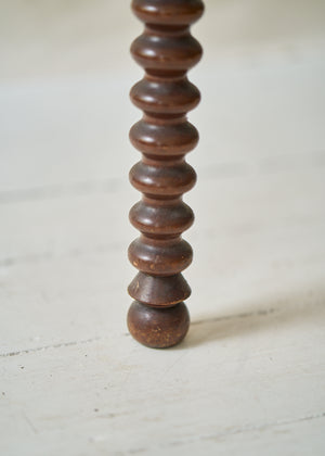 Antique Spindle Corner Table