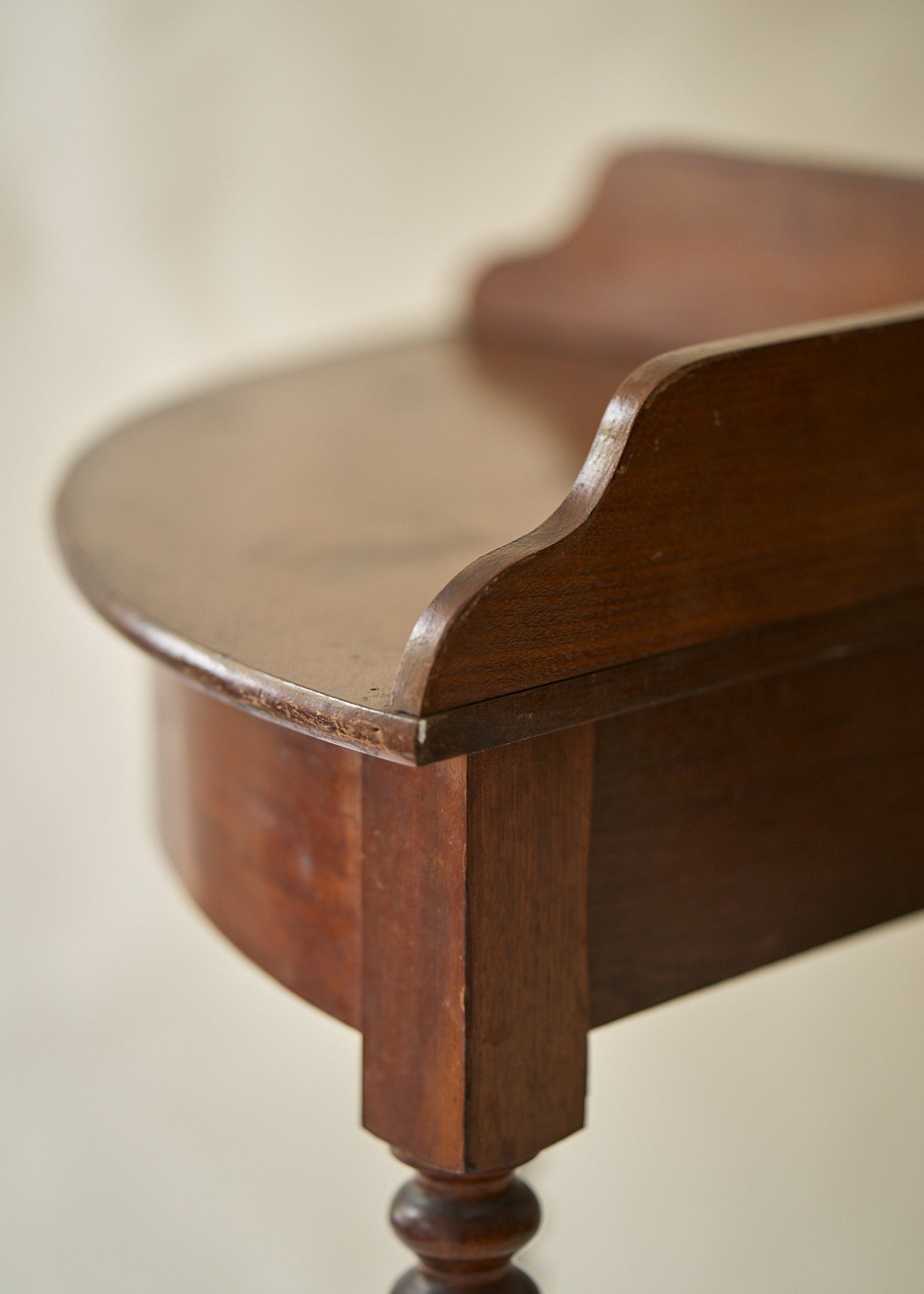 Antique Spindle Corner Table