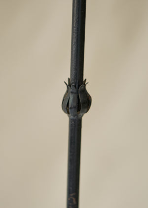 Antique Wrought Iron Floor Lamp