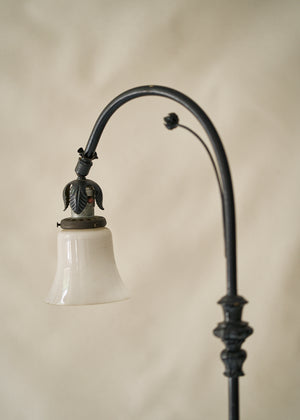 Antique Wrought Iron Floor Lamp