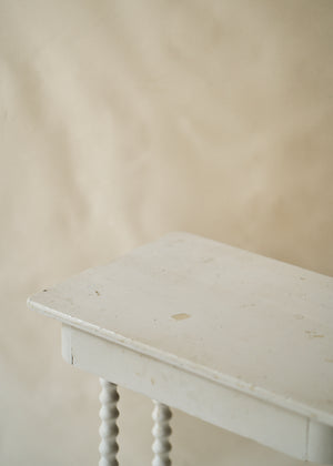 Antique Painted Spindle Side Table