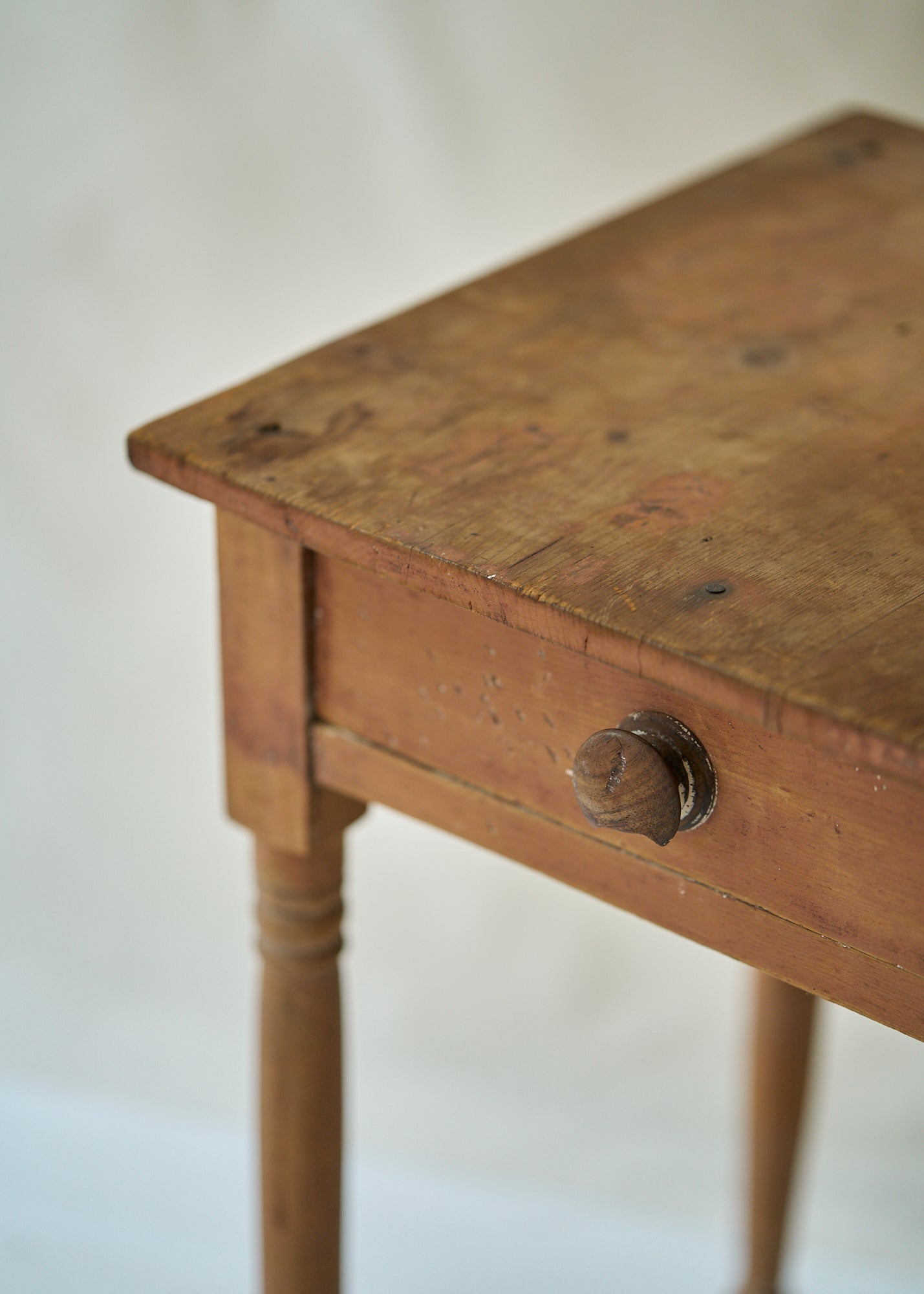 Antique Wood Side Table