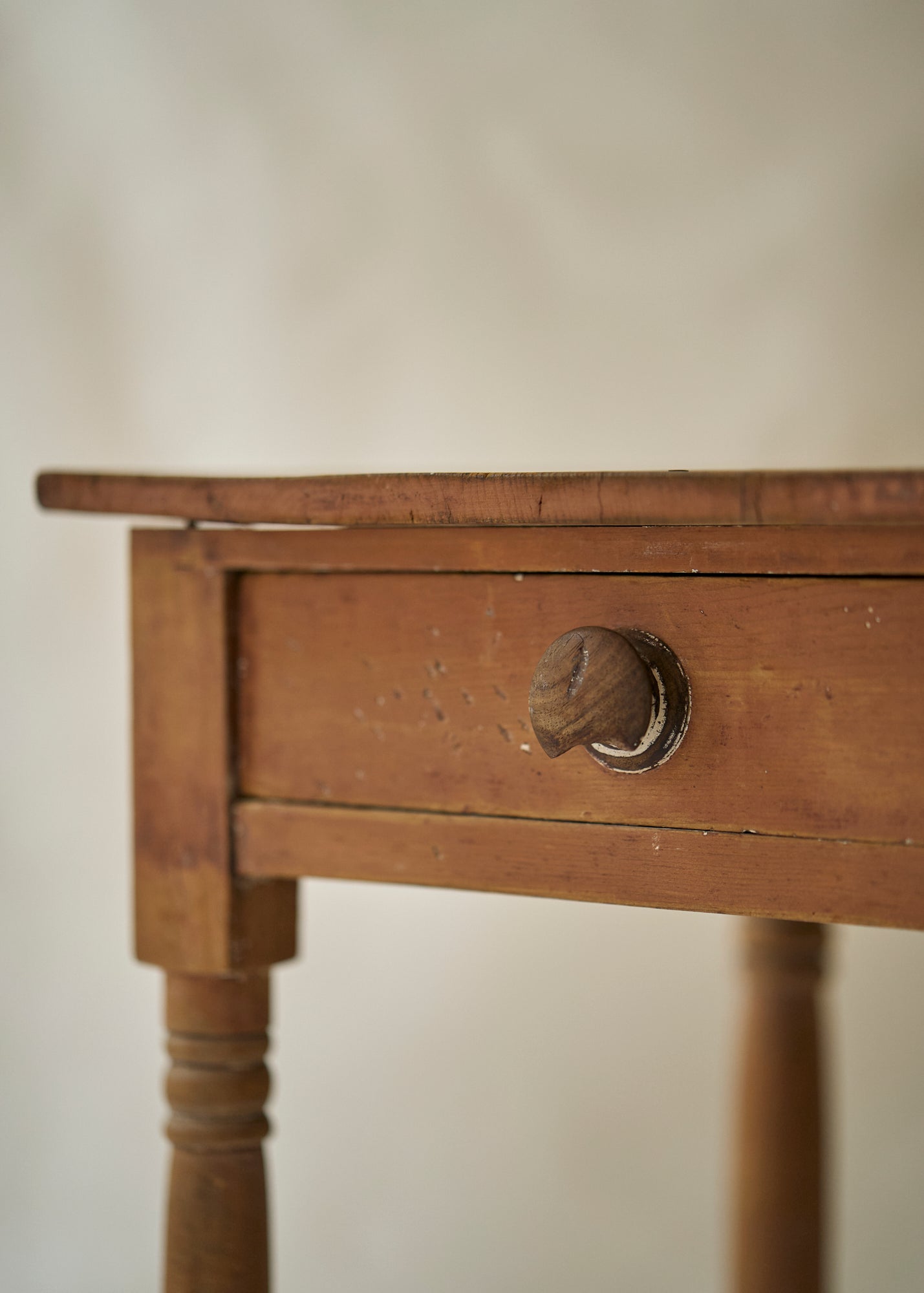 Antique Wood Side Table