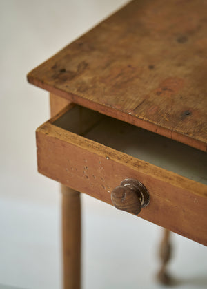 Antique Wood Side Table