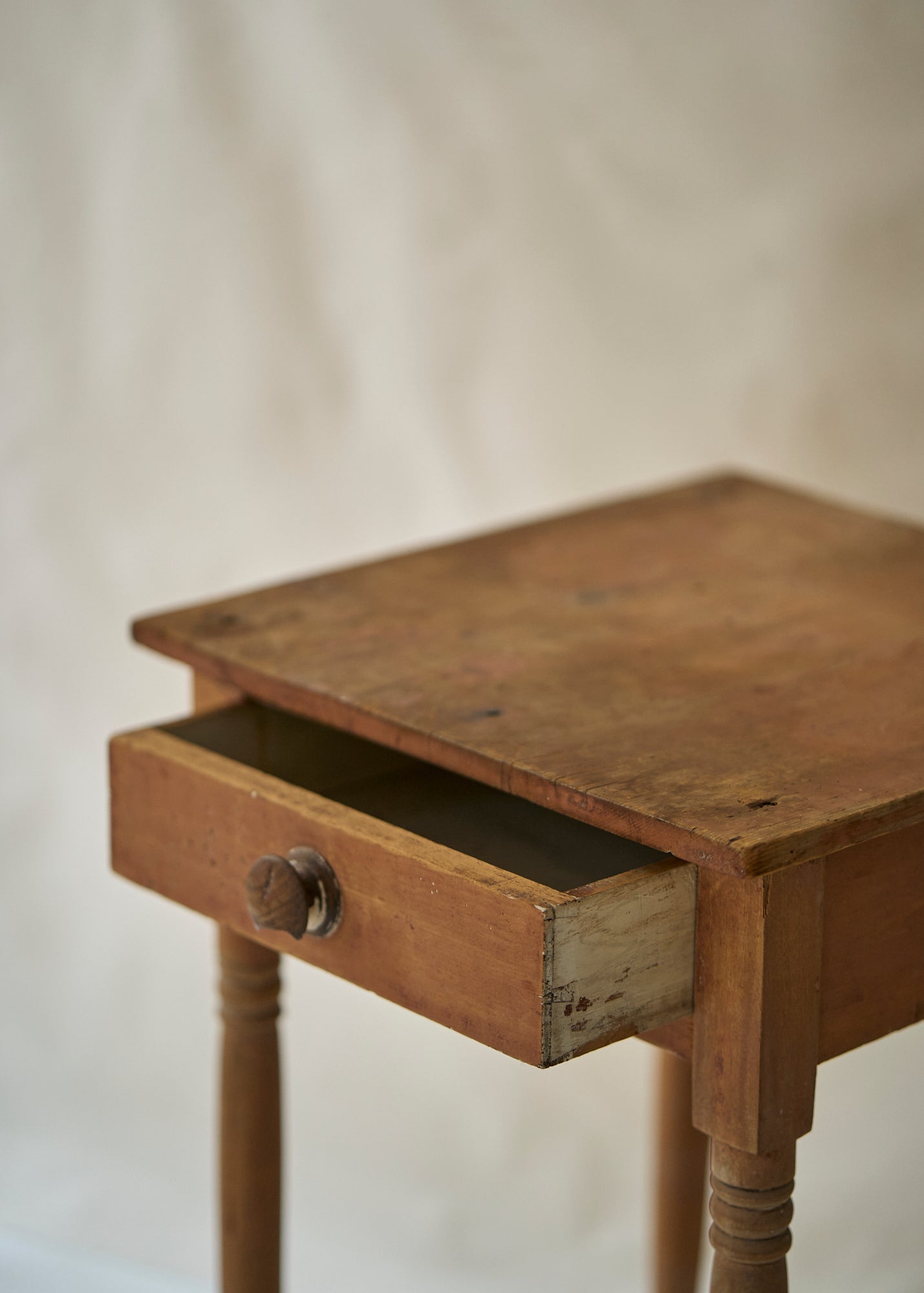 Antique Wood Side Table