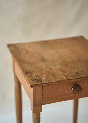 Antique Wood Side Table