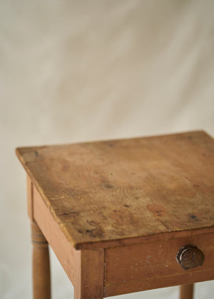 Antique Wood Side Table
