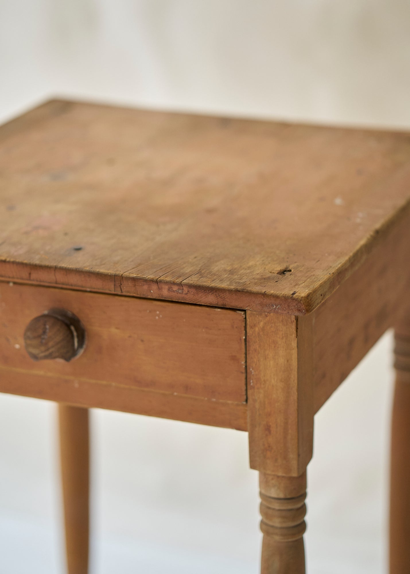 Antique Wood Side Table