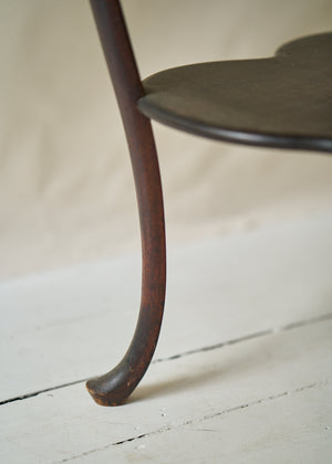 Antique Curved Leg Side Table