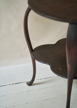 Antique Curved Leg Side Table
