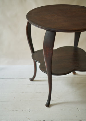 Antique Curved Leg Side Table