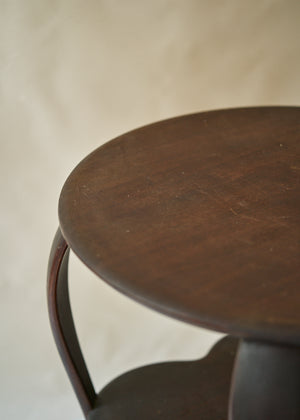 Antique Curved Leg Side Table