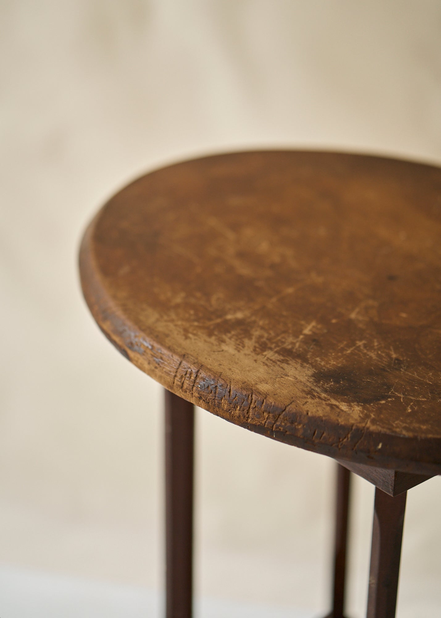 Antique Wood Side Table